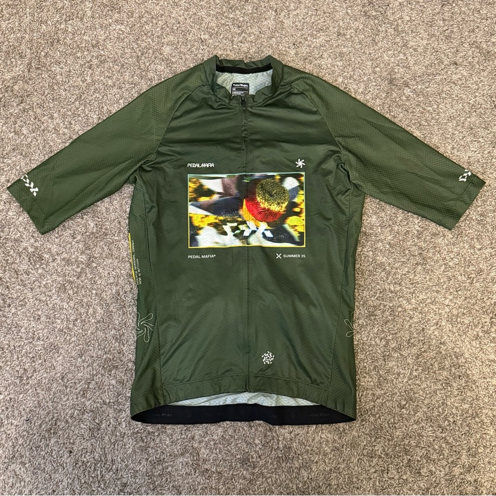 Pedal Mafia Core Jersey Olive Green Medium